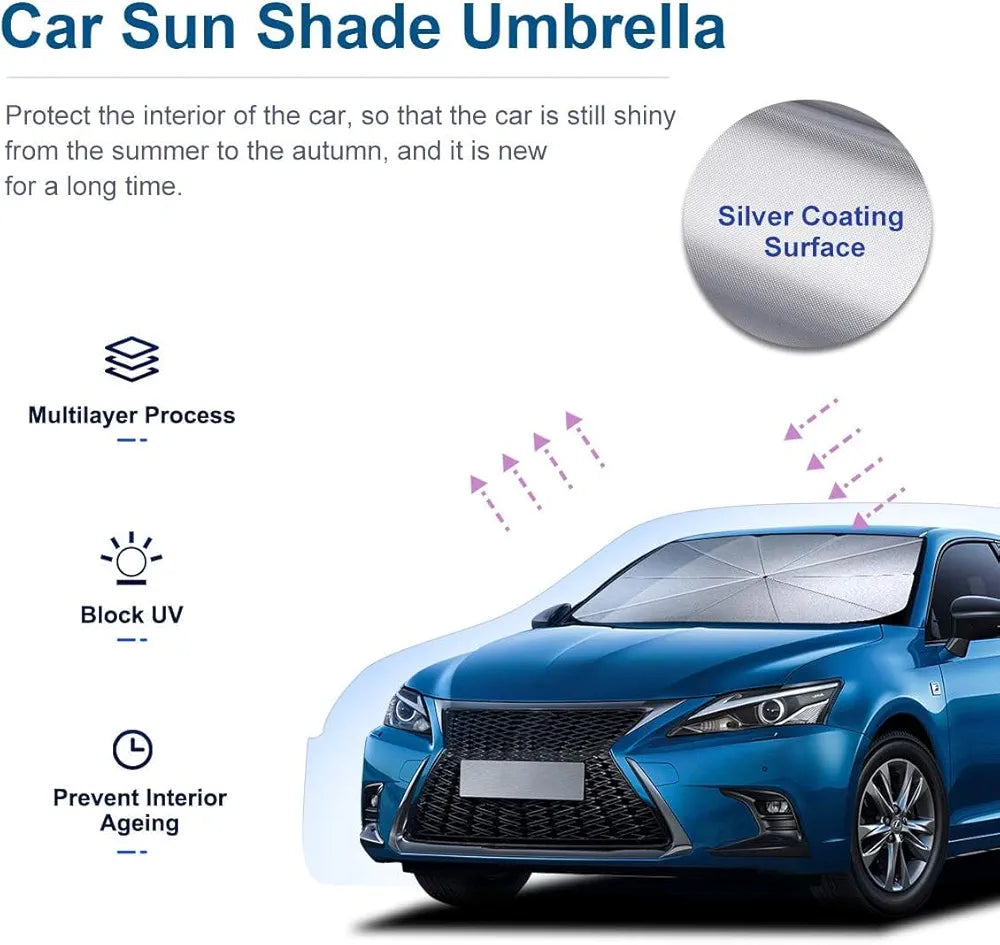 Car Windshield Sun Shade Umbrella.