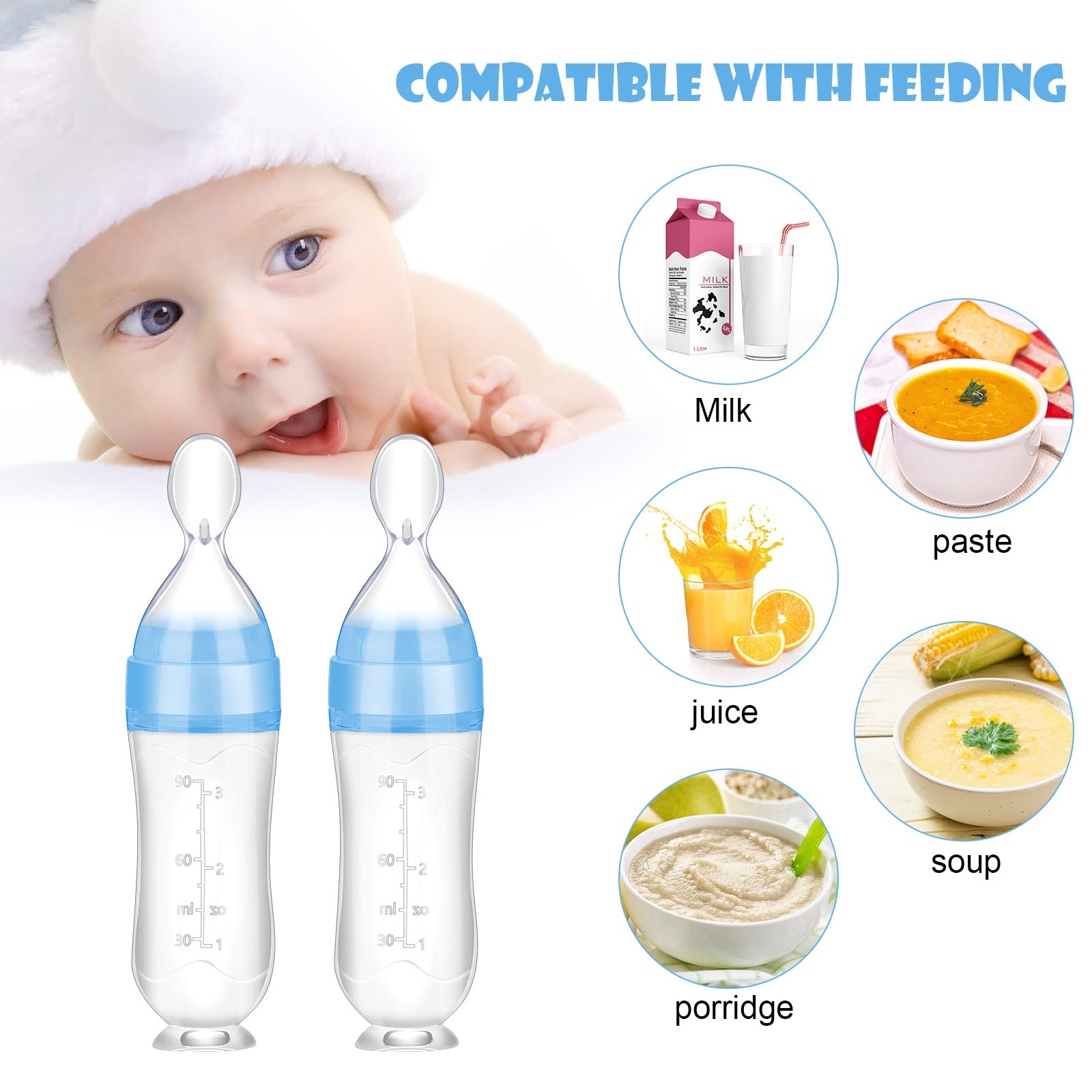 Mess-Free Baby Feeding Bottle