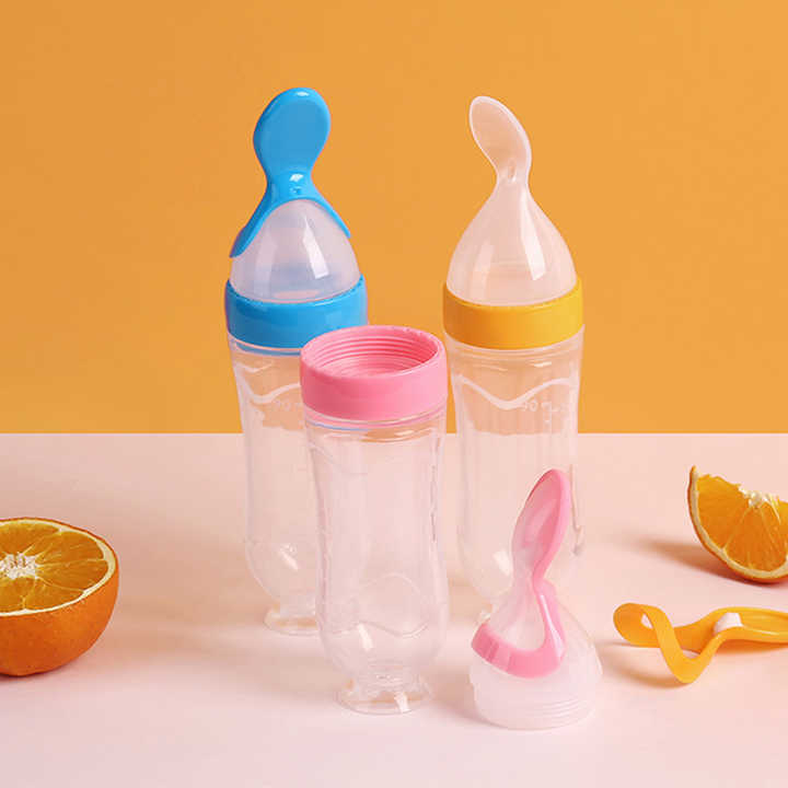Mess-Free Baby Feeding Bottle